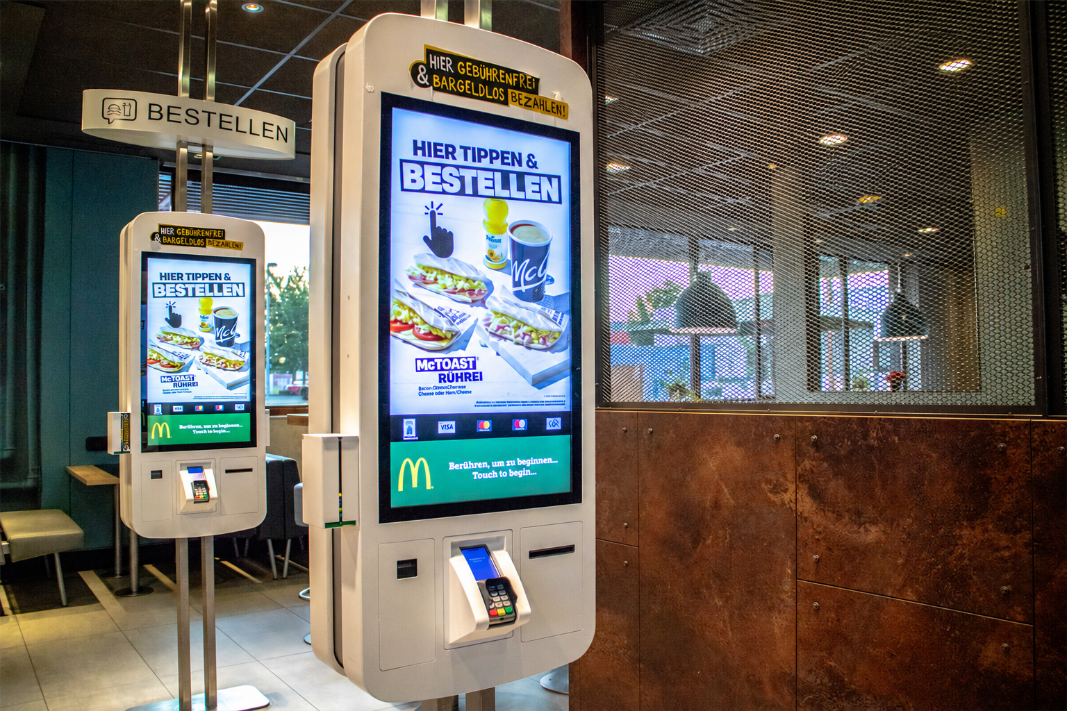 Einblick in das McDonald’s Restaurant Weingarten